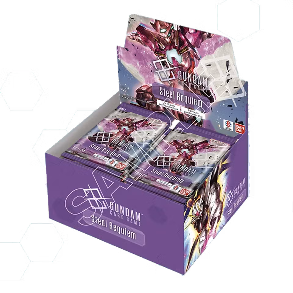 Gundam GD03: Steel Requiem Booster Display