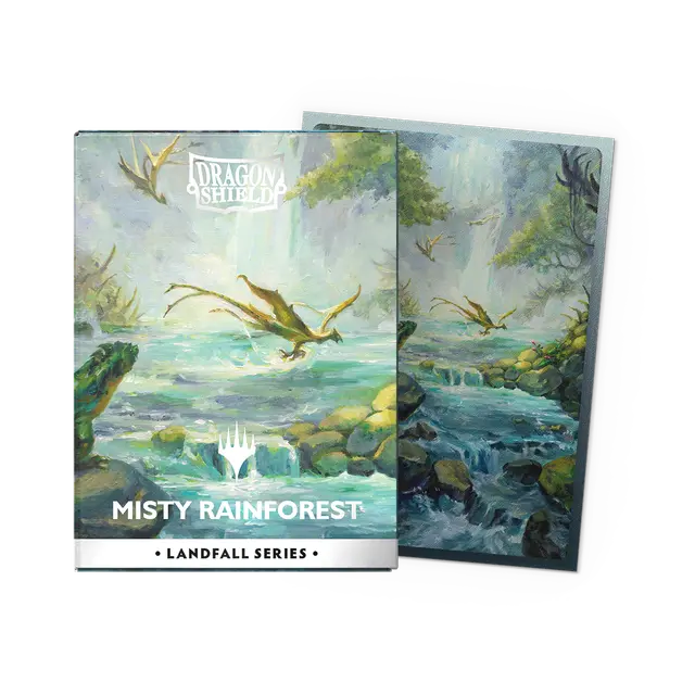 Dragon Shield - Landfall Series - Misty Rainforest (100 Sleeves)