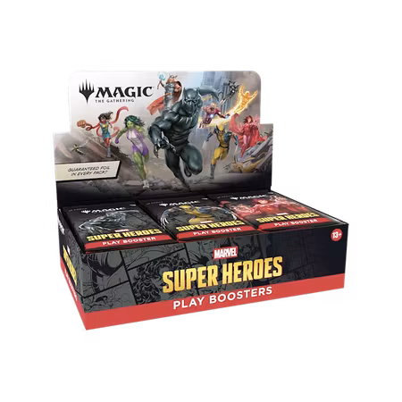 MTG Marvel Super Heroes Play Booster Display
