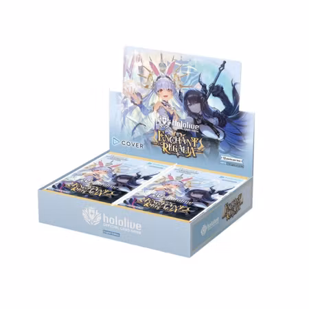 hololive OFFICIAL CARD GAME Enchant Regalia Booster Display