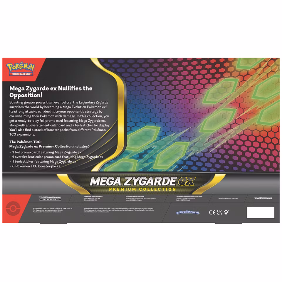 Pokemon Premium EX Mega Zygarde