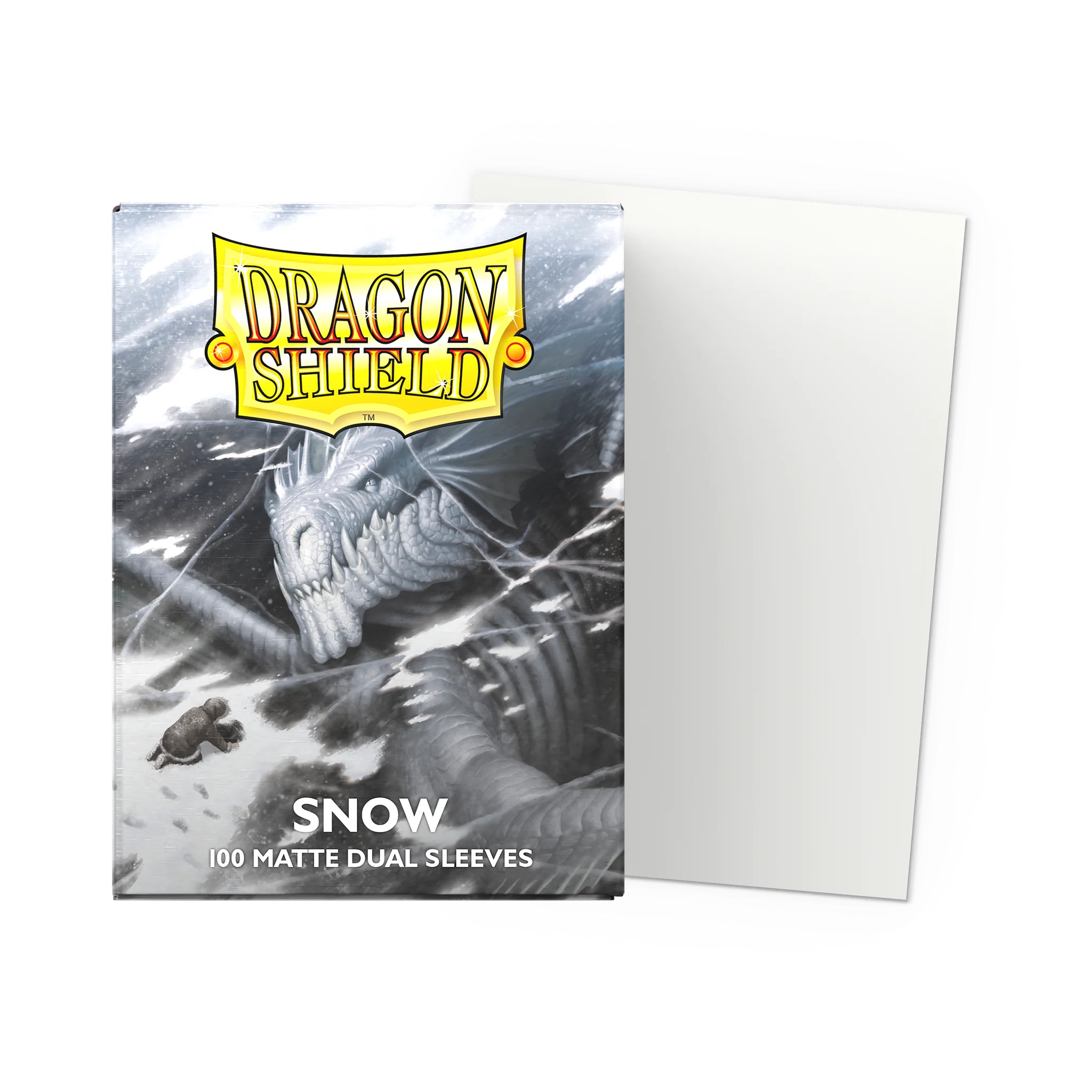 Dragon Shield Matte Dual Sleeves - Snow