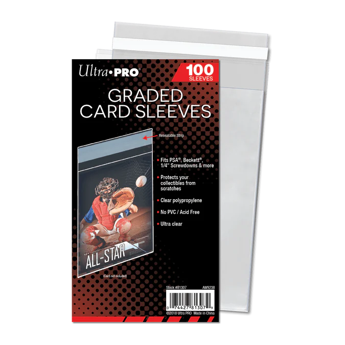 Graded Card Sleeves Resealable - 100st