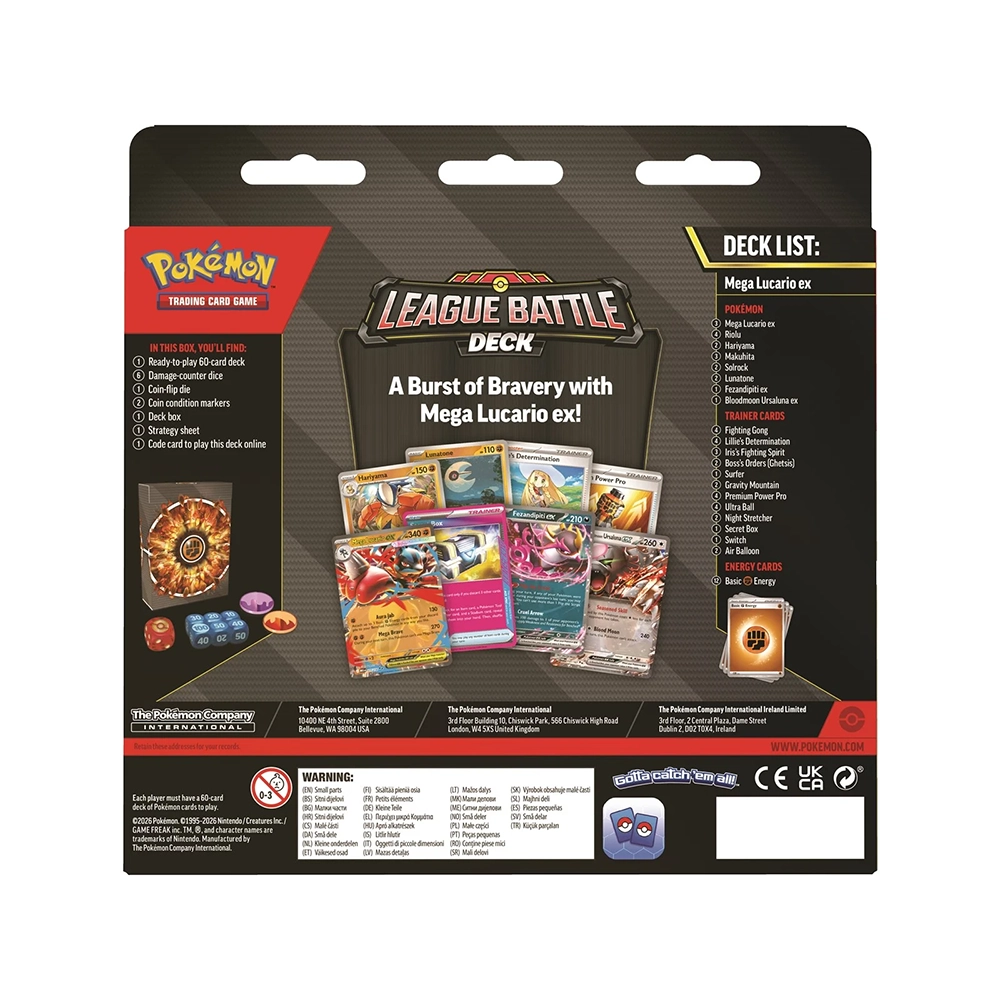 League Battle Deck Mega Lucario