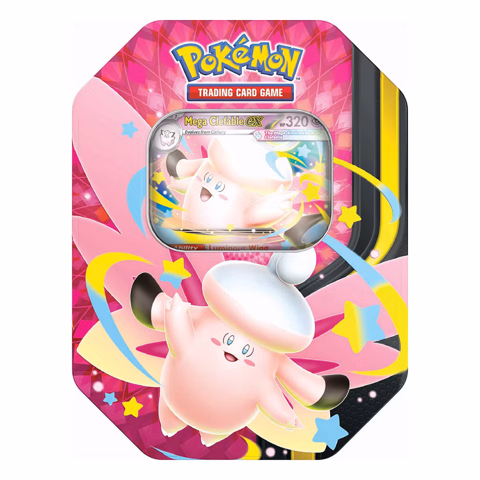 Pokémon Mega Moonlit Tin - Mega Clefable