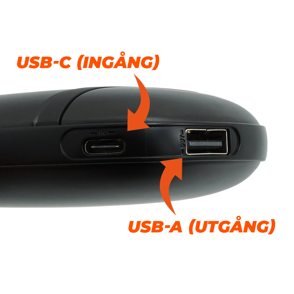 Handvärmare med powerbank 10 000 mAh (överskottsvara, klass 1)