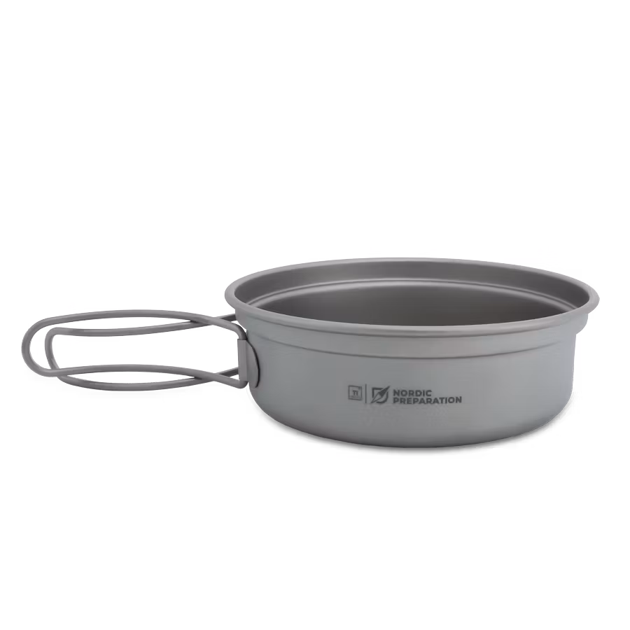 Titankastrull och -stekpanna, 1450 ml