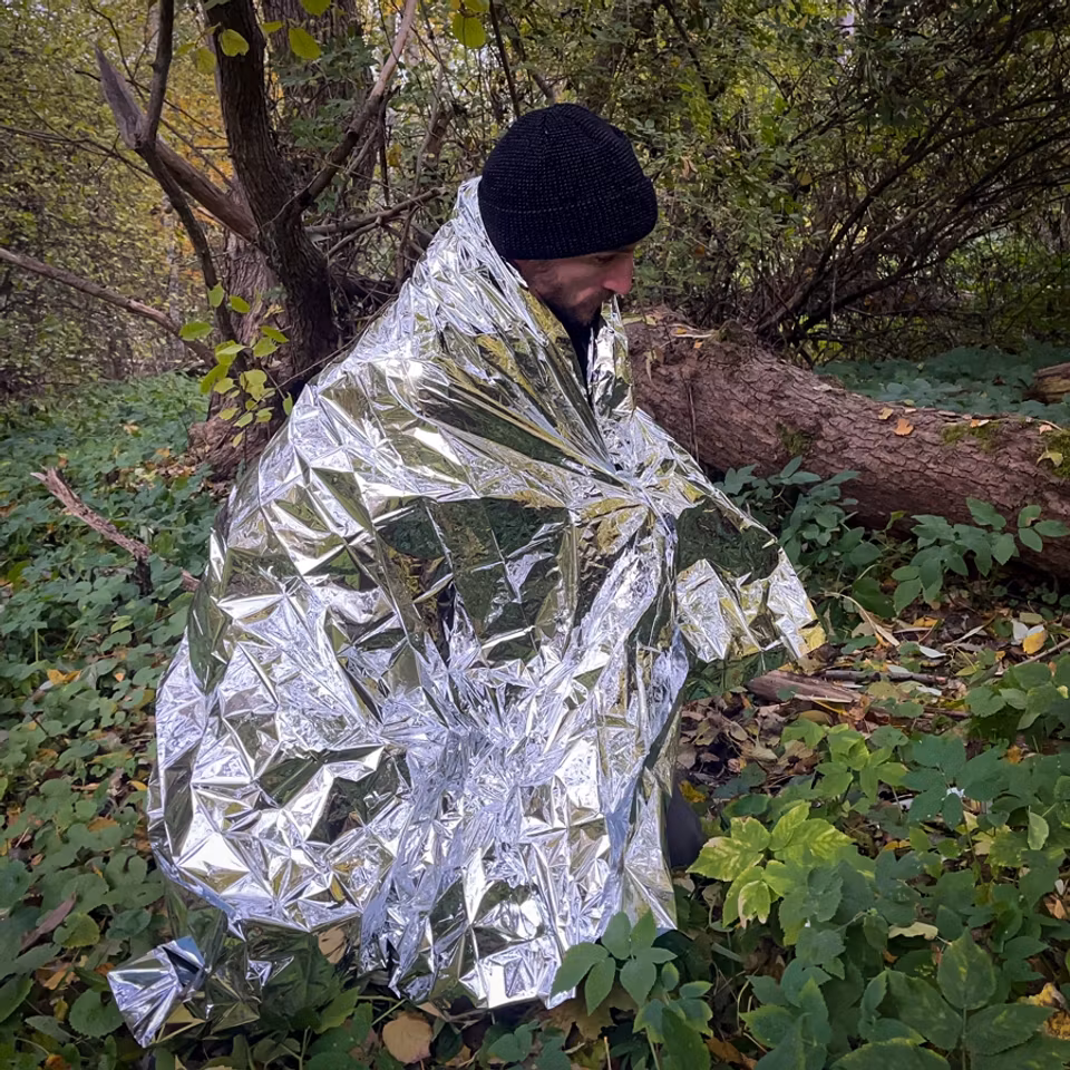 Nödfilt 210x160 cm (armégrön)