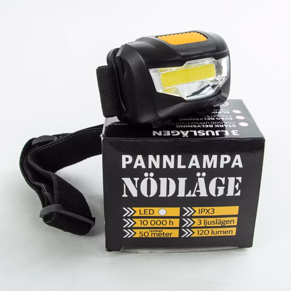 Pannlampa nödläge (överskottsvara, klass 1)