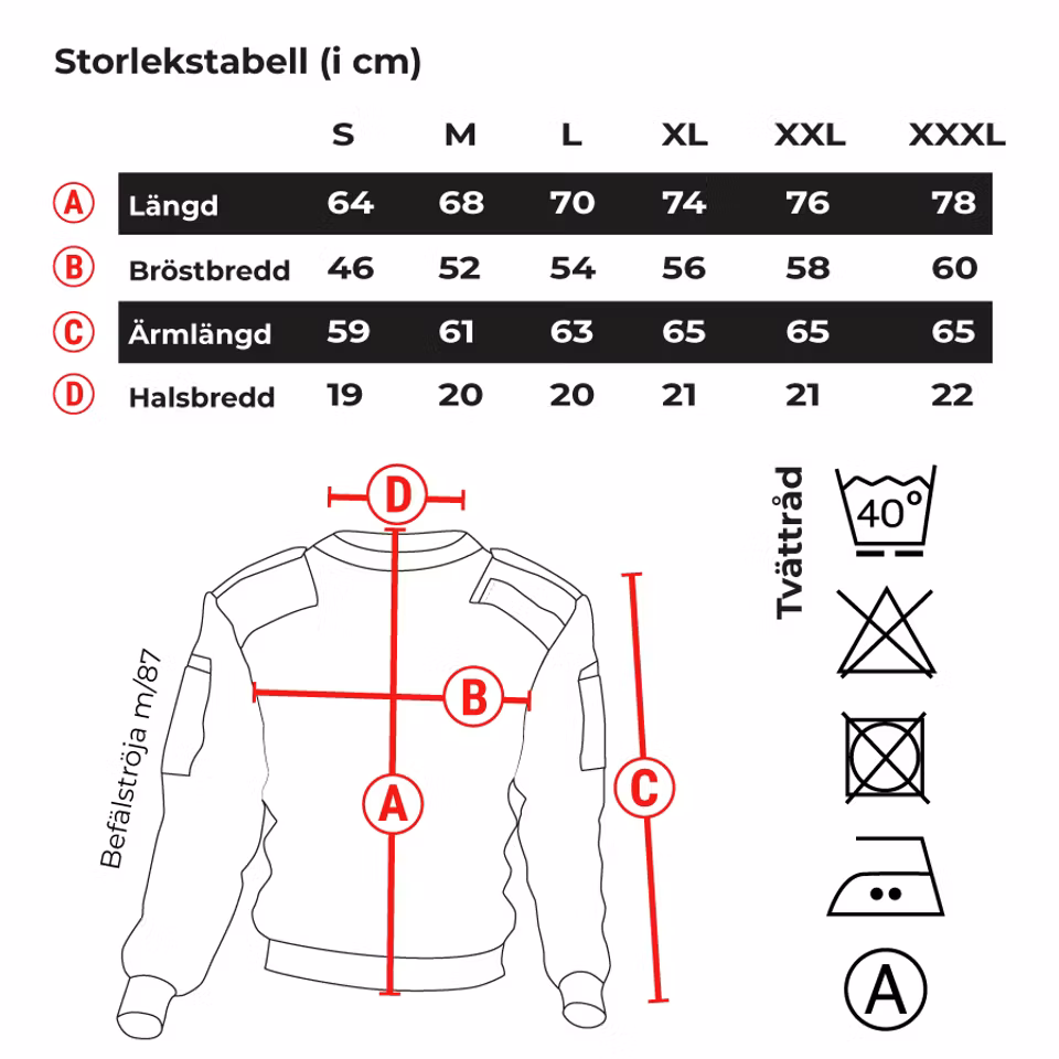 Befälströja m/87 (marinblå)