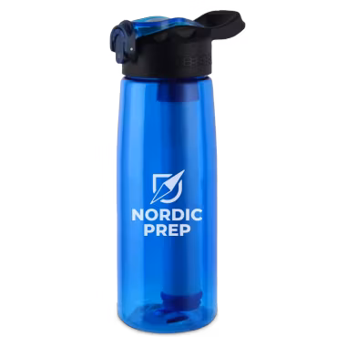 Dricksflaska med vattenreningsfilter