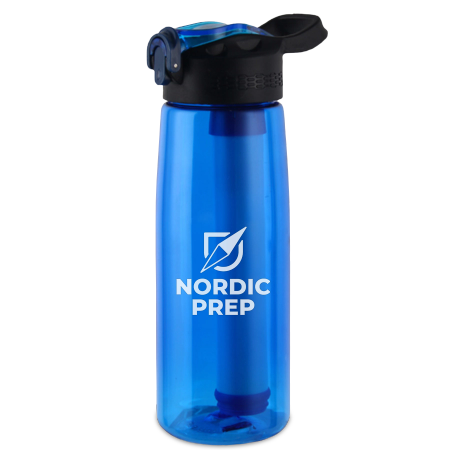 Dricksflaska med vattenreningsfilter