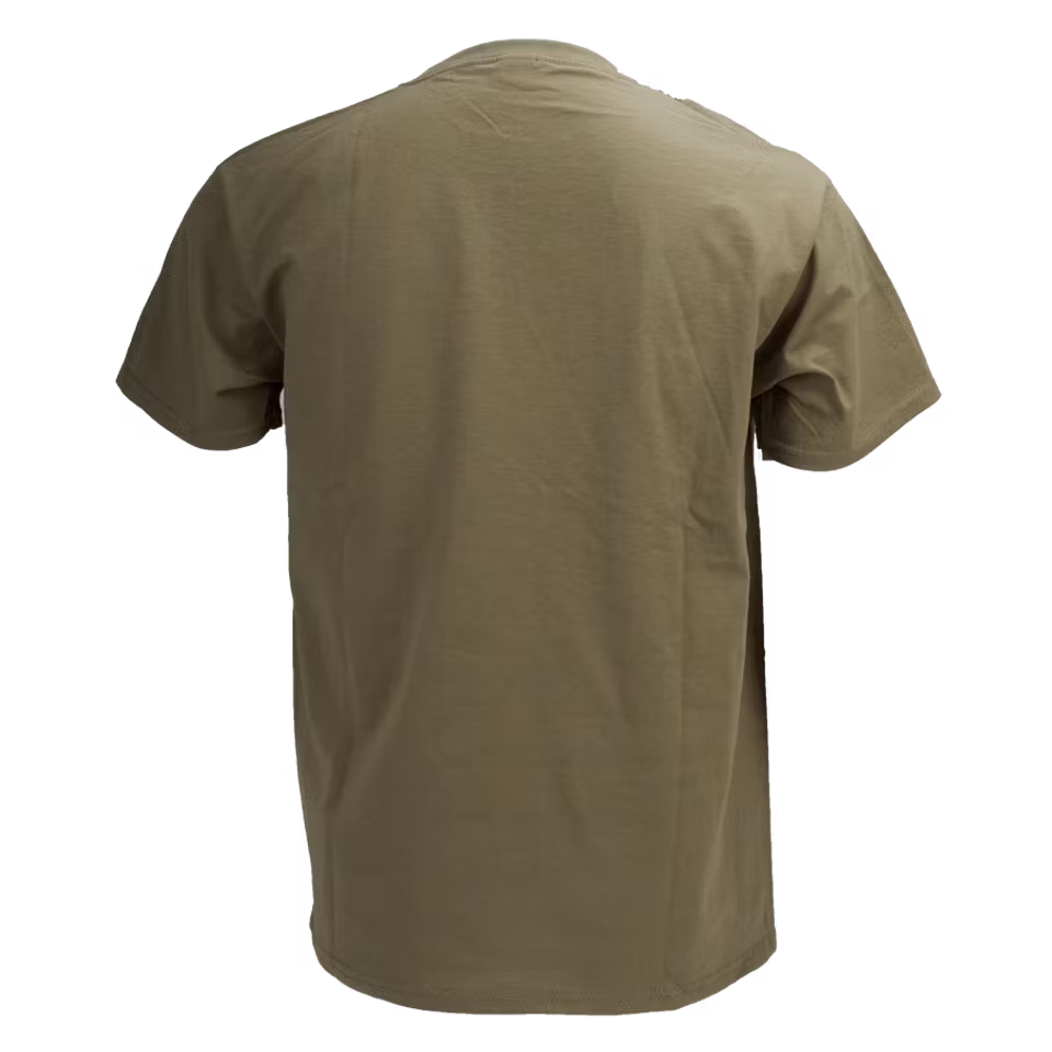 T-shirt Denna sida mot fienden (armégrön)