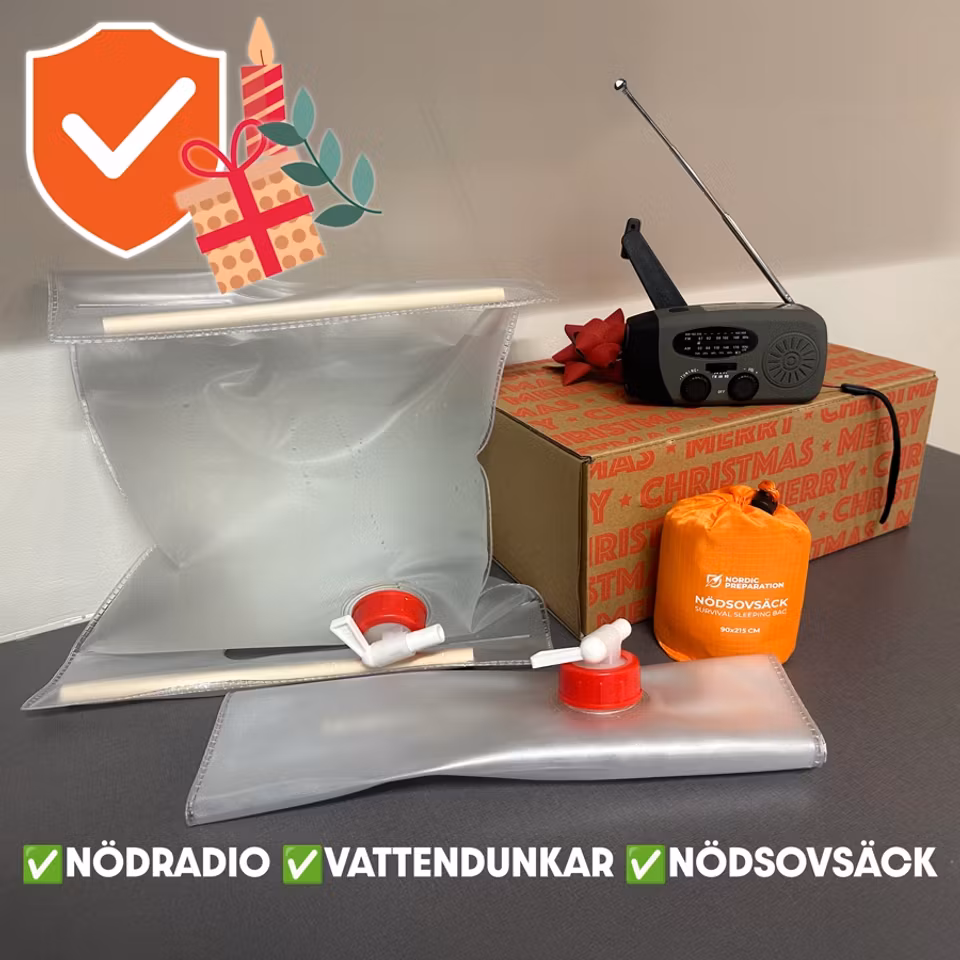 Beredskapspaket mini - perfekt julgåva!