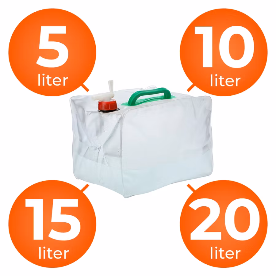 Hopfällbar vattendunk med tappkran, 1-pack (överskottsvara, klass 1)