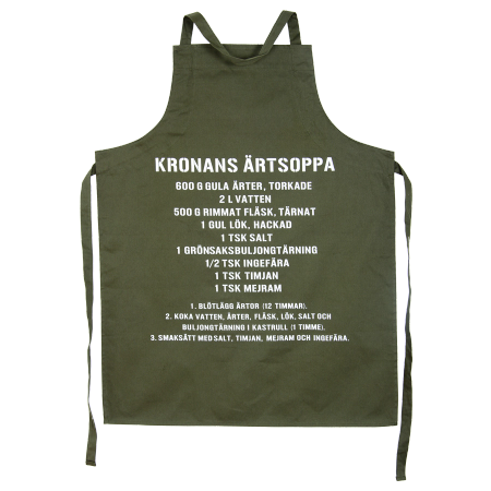 Förkläde m/ärtsoppa (överskottsvara, klass 1)