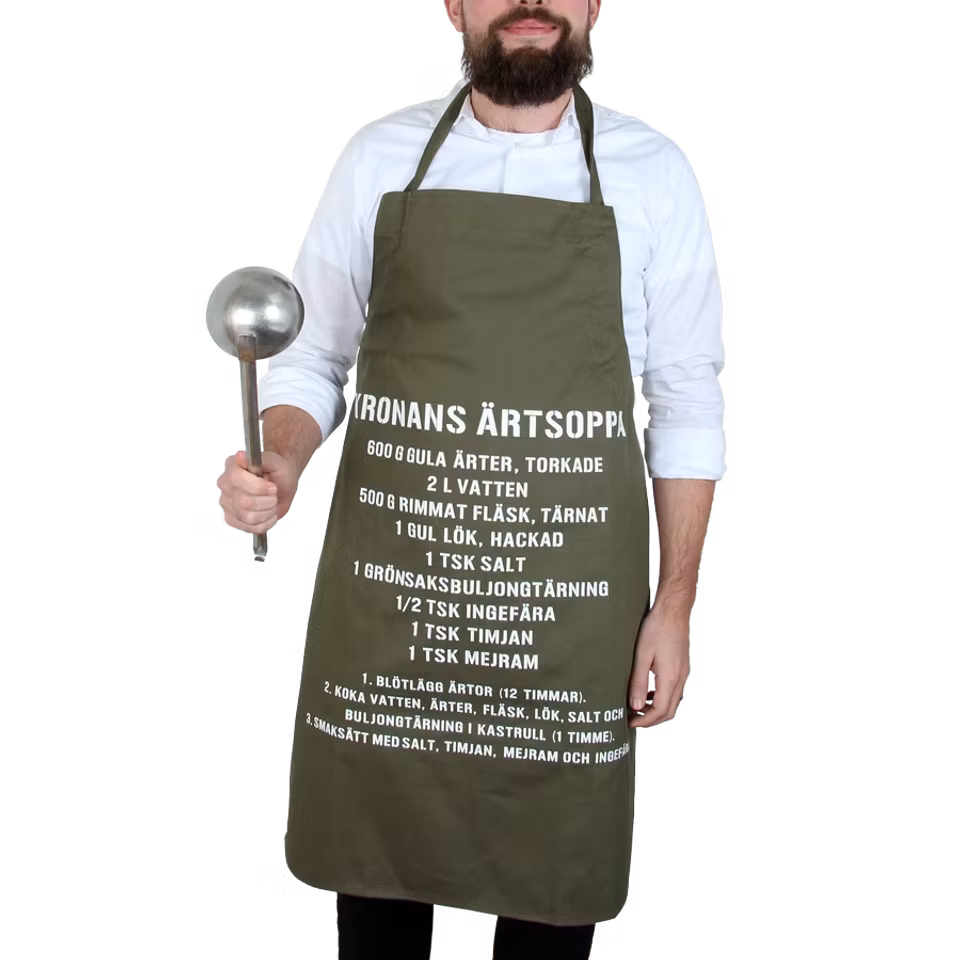 Förkläde m/ärtsoppa (överskottsvara, klass 1)
