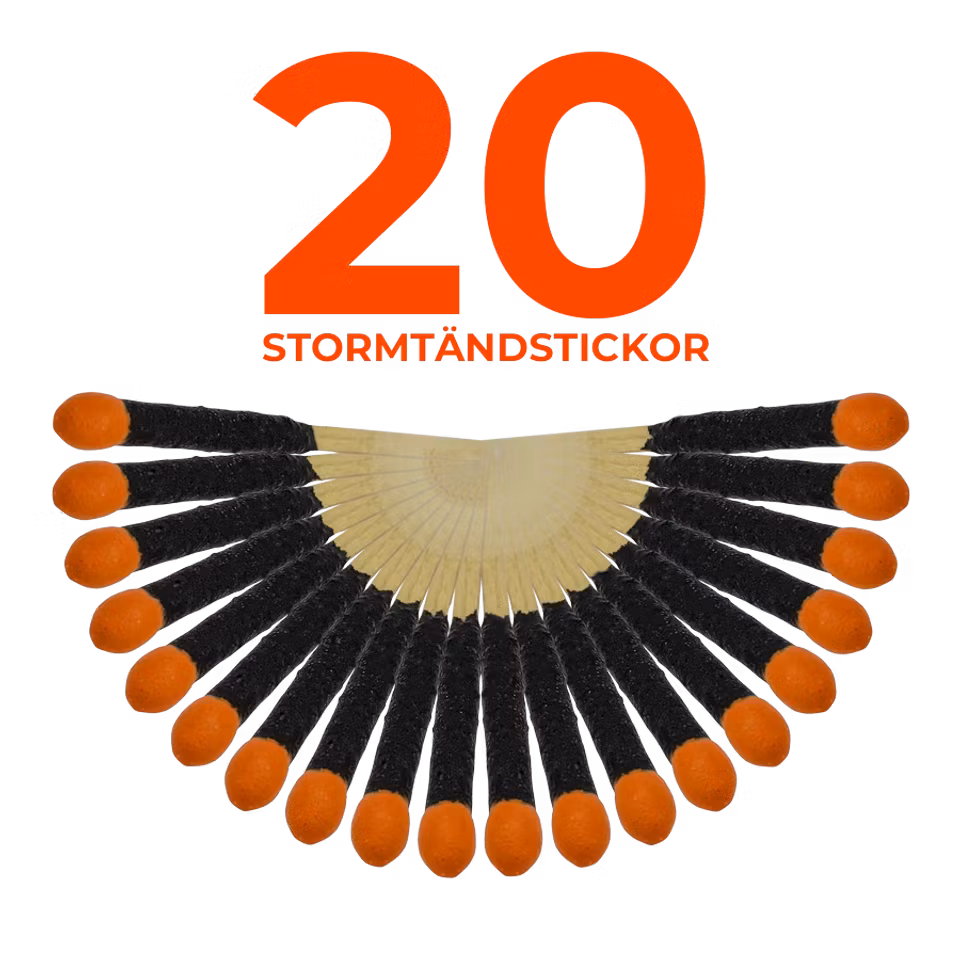 Stormtändstickor PRO 20-pack REFILL
