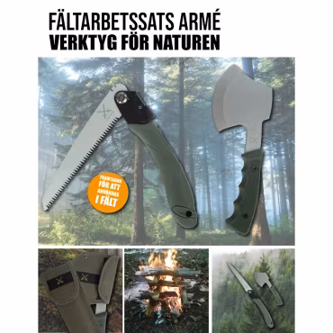 Fältarbetssats armé