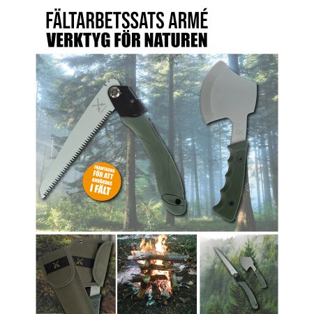Fältarbetssats armé