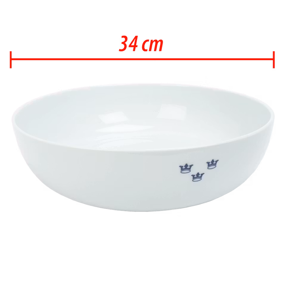 Mässporslin salladsskål 34 cm (överskottsvara klass 1)