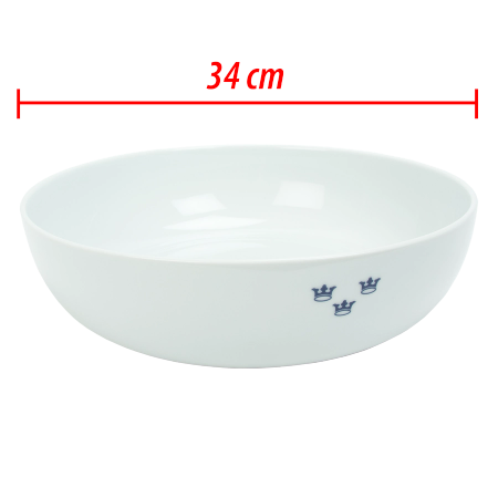 Mässporslin salladsskål 34 cm (överskottsvara klass 1)