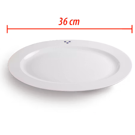 Mässporslin uppläggningsfat 36 cm (överskottsvara klass 1)