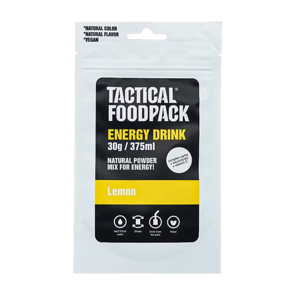 Tactical Foodpack Energy Drink Lemon 30g