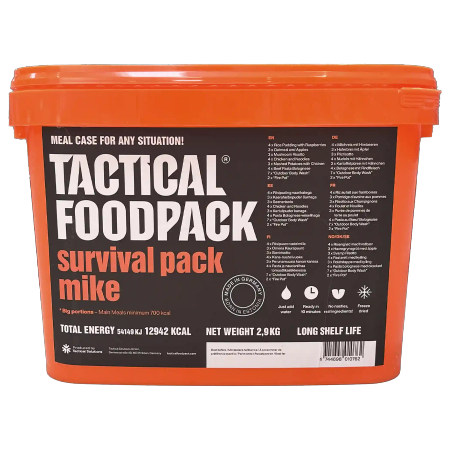 Survival Pack Mike – 7 dygns mat i krislåda