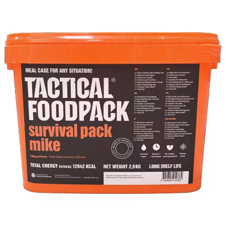 Survival Pack Mike – 7 dygns mat i krislåda