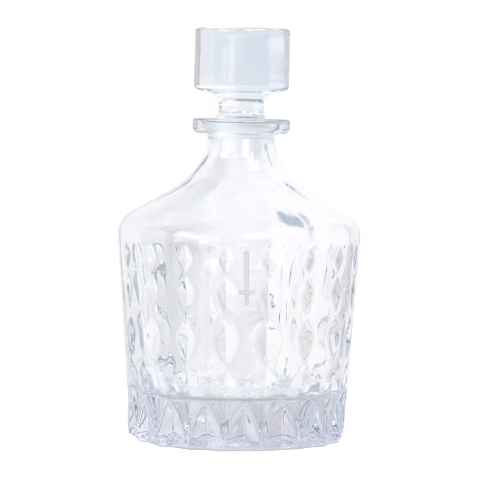 Whiskykaraff m/23 + två whiskyglas (överskottsvara, klass 1)