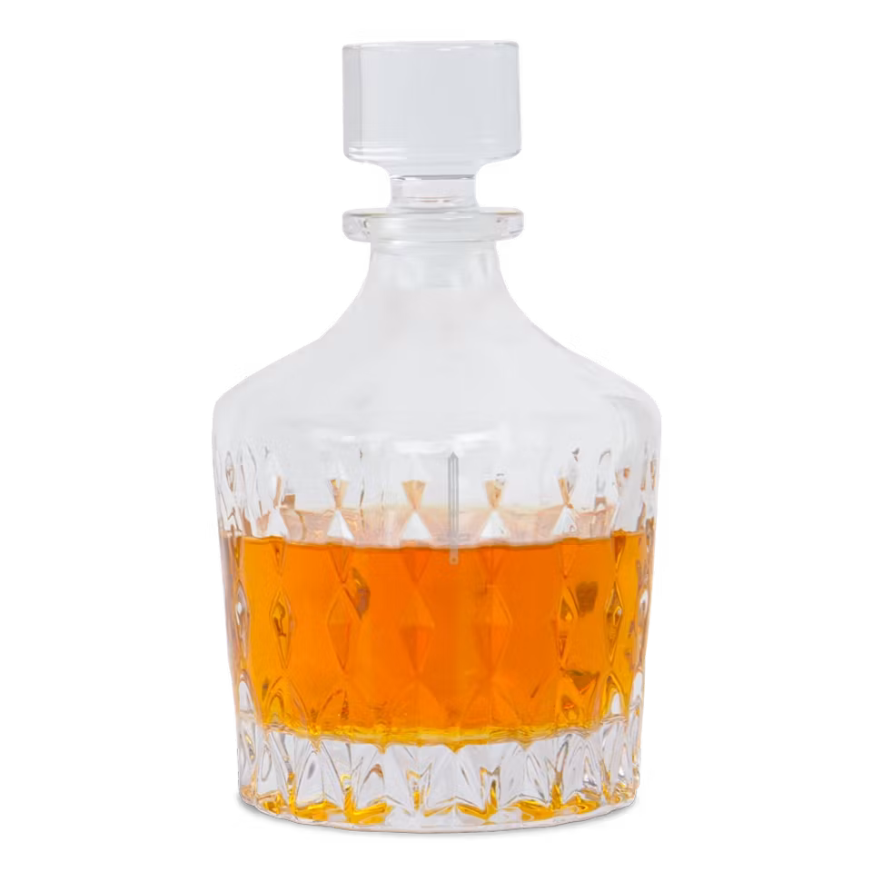 Whiskykaraff m/23 + två whiskyglas (överskottsvara, klass 1)