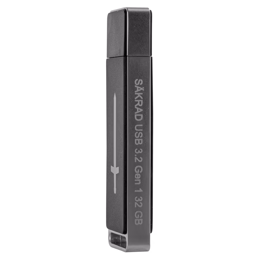 USB-minne SÄKRAD 32 GB (överskottsvara, klass 1)