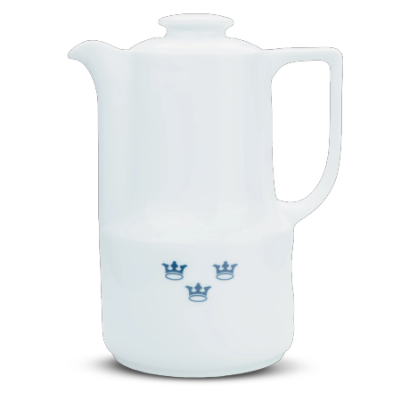 Mässporslin kaffekanna (överskottsvara klass 1)