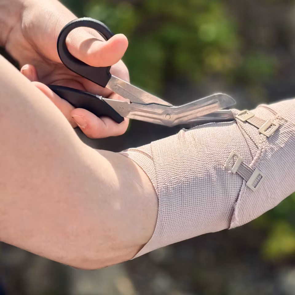 Kompressionsbinda 10x450 cm – elastiskt bandage
