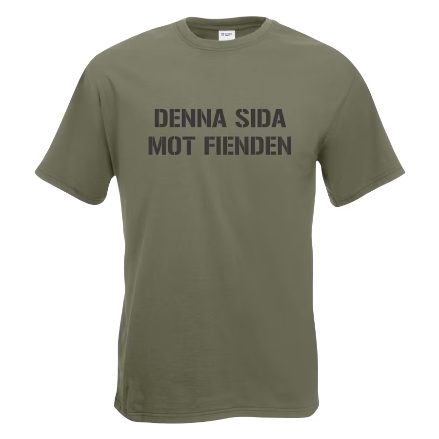 T-shirt Denna sida mot fienden
