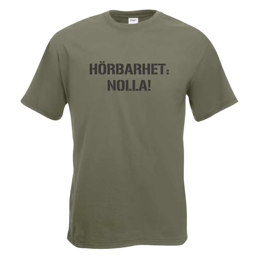 T-shirt Hörbarhet nolla