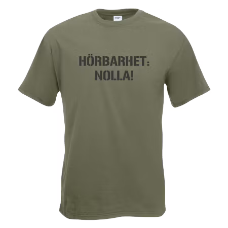 T-shirt Hörbarhet nolla