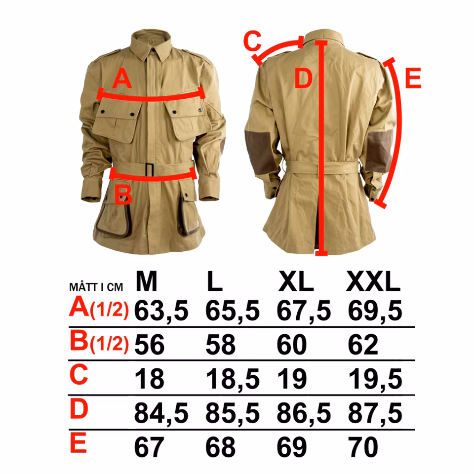 Paratrooper Jump Jacket M42 (överskottsvara, klass 1)