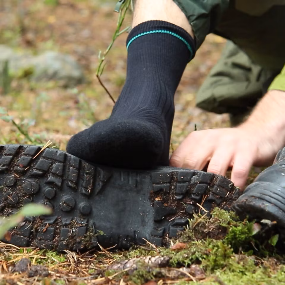 Ankelsocka fält – försvarets original i ull