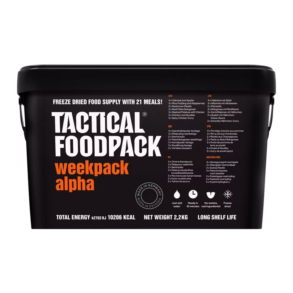 Tactical Foodpack - Weekpack Alpha (7 dagar)