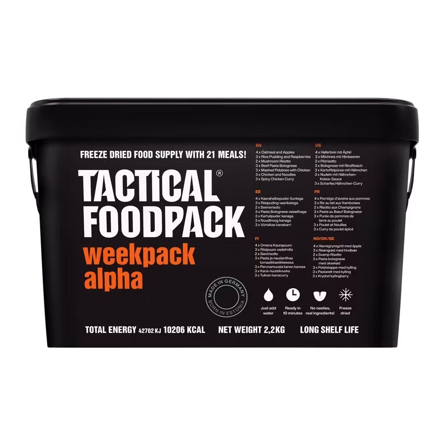 Tactical Foodpack - Weekpack Alpha (7 dagar)