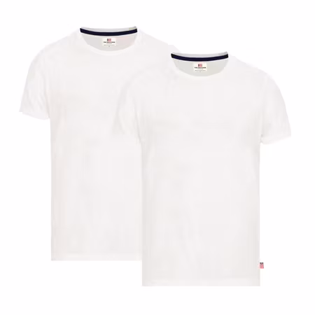 The Defender 2-pack T-shirts. Vit, S-XL