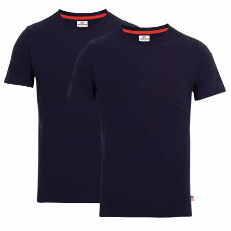 The Defender 2-pack T-shirts, Marinblå, S-XXL