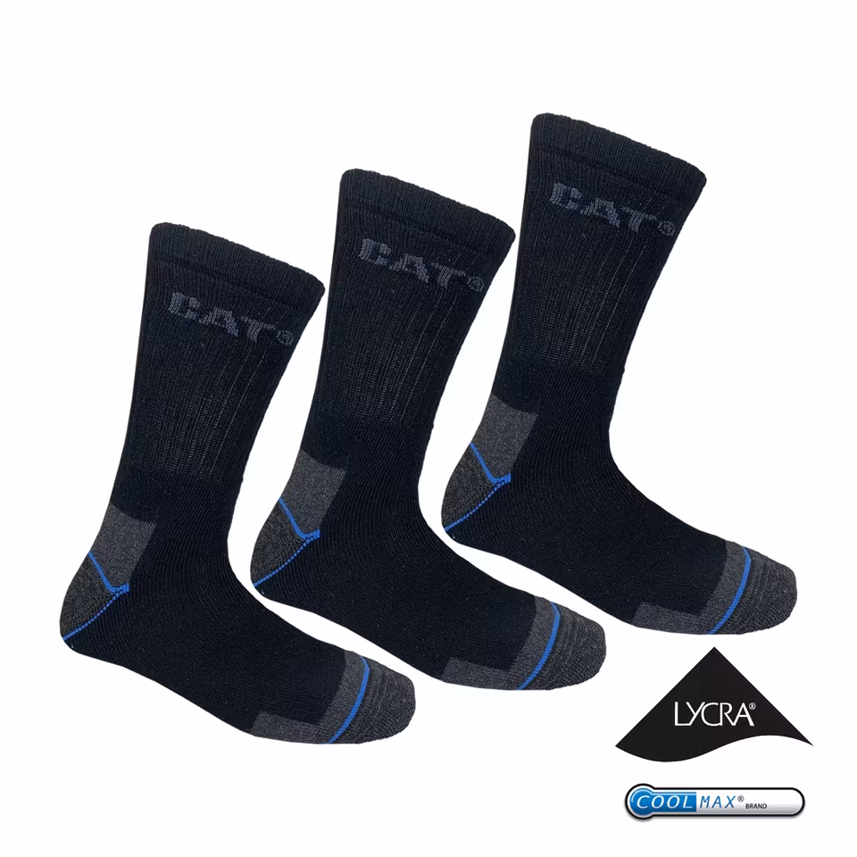 Caterpillar 3 par Power Cool Worksocks 43-46