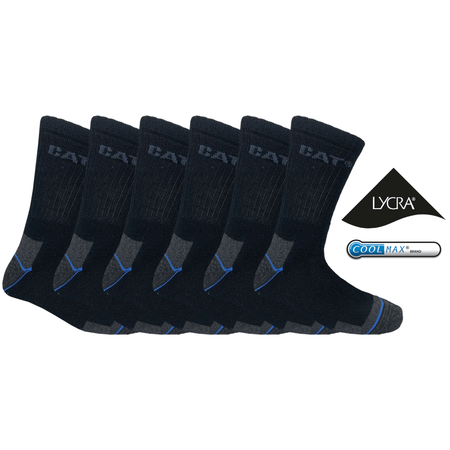 Caterpillar 6 par Power Cool Worksocks 43-46