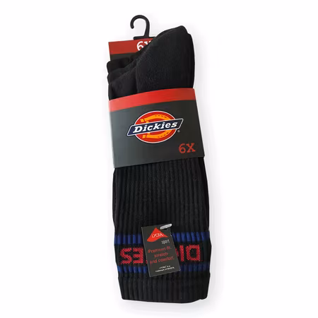 Dickies 6-par strumpor, 35-38 Premium Sport