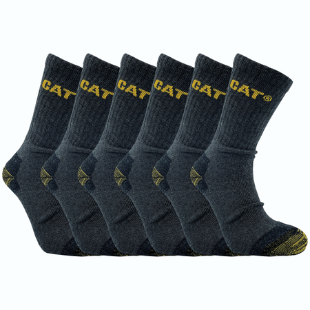 Caterpillar 6-pack Work Premium, grå 39-50