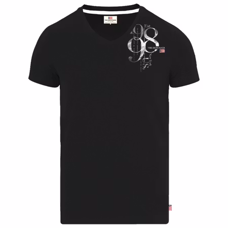 The Defender V-ringad t-shirt Svart S-XL