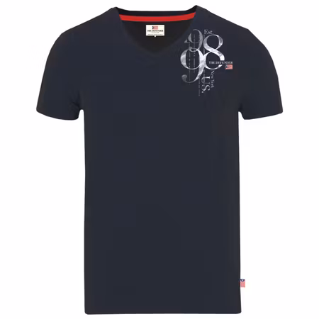 The Defender v-neck t-shirt Mörkblå S-XL